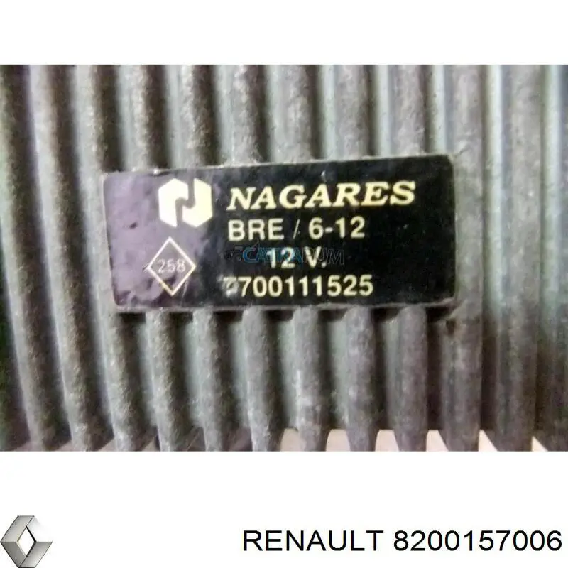 Склопідйомник передньої правої двері Renault (RVI) 8200157006