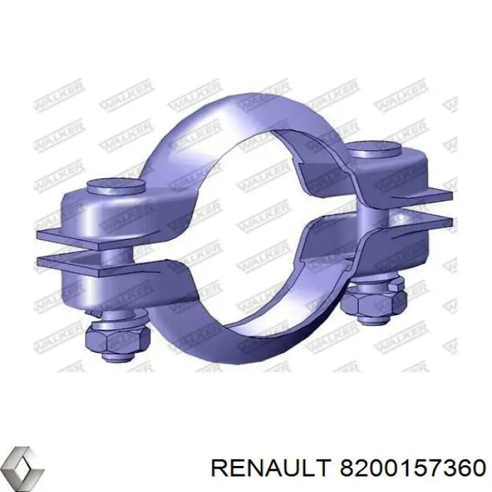 З'єднувальні елементи передні, система випуску Renault (RVI) 8200157360 ціна, від 2.58 USD