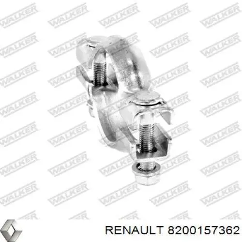 З'єднувальні елементи передні, система випуску Renault (RVI) 8200157362 ціна, від 1.98 USD
