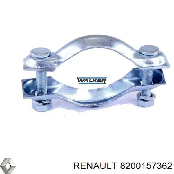 Купити 8200157362 Renault (RVI) Хомут кріплення глушника передній