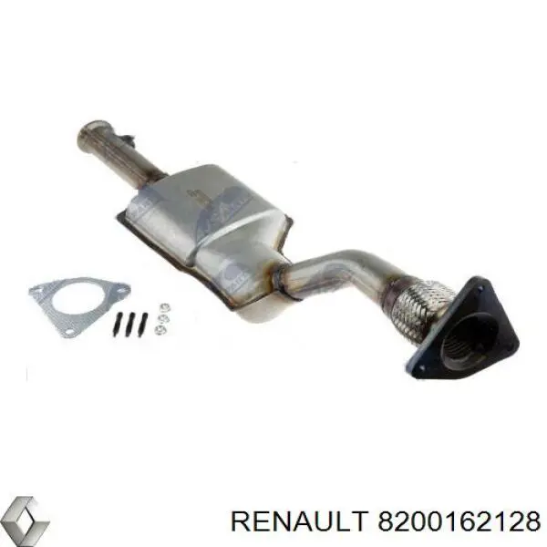 Труба приймальна (штани) глушника, передня Renault (RVI) 8200162128 ціна, від 153.20 USD