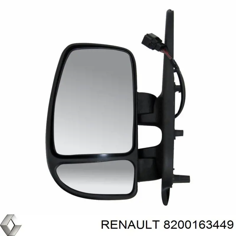 8200163449 Renault (RVI) Дзеркало заднього виду, ліве