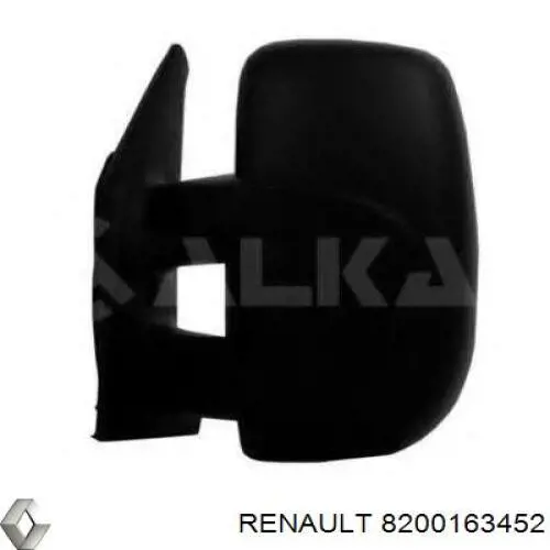 Праве бічне дзеркало Renault (RVI) 8200163452 ціна, від  