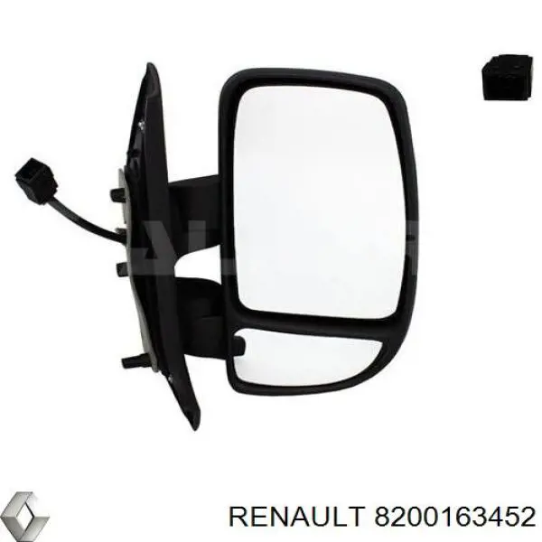 8200163452 Renault (RVI) Праве дзеркало заднього виду