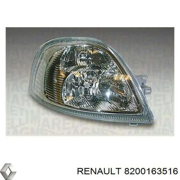 Фари Renault (RVI) 8200163516 ціна, від 74.65 USD