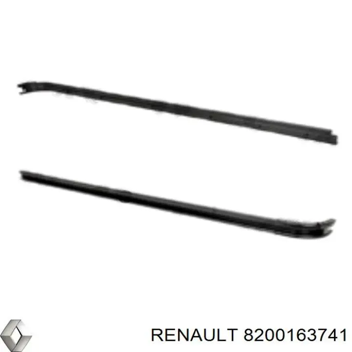 Рейка направляюча зсувної двері, центральна ліва Renault Master 2 (HD, FD) (Рено Мастер)