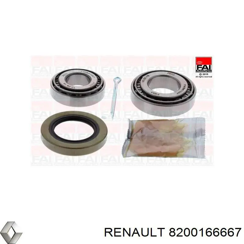 Купити 8200166667 Renault (RVI) Підшипник КПП