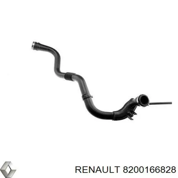 8200166828 Renault (RVI) шланг/патрубок інтеркулера, лівий