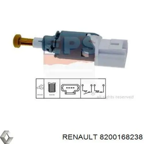 Жабка тормозу 8200168238 Renault (RVI)