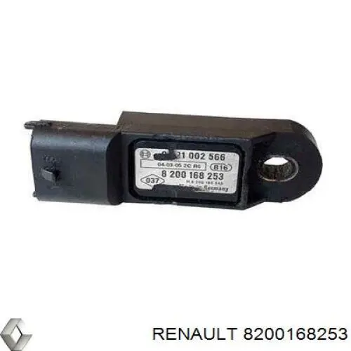 8200168253 Renault (RVI) датчик тиску наддуву (датчик нагнітання повітря в турбіну)