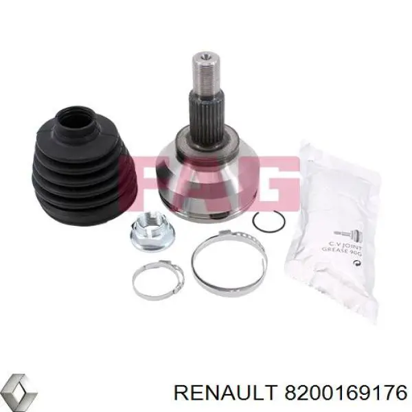 8200169176 Renault (RVI) Привід передній правий