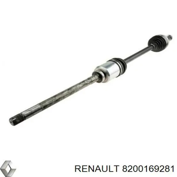 Піввісь передня, права Renault (RVI) 8200169281 ціна, від 97.10 USD