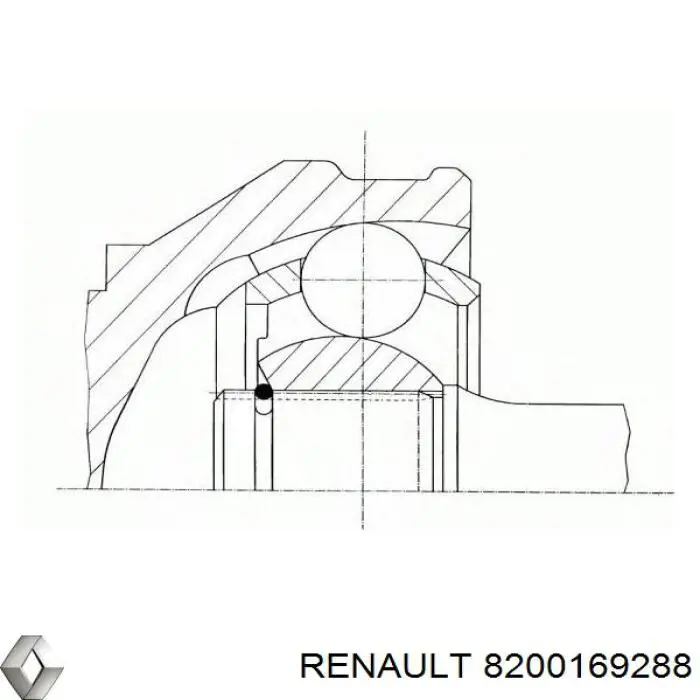 Купити 8200169288 Renault (RVI) Піввісь права