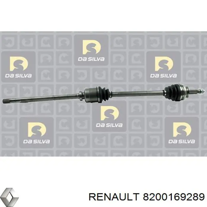 Піввісь права 8200169289 Renault (RVI)
