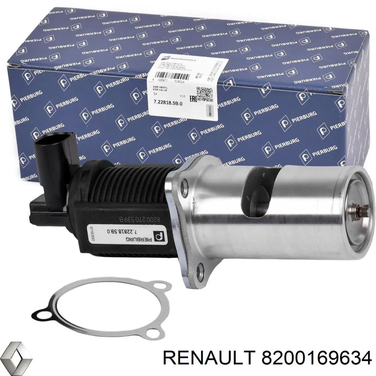 Купити 8200169634 Renault (RVI) Прилади управління системи рециркуляції
