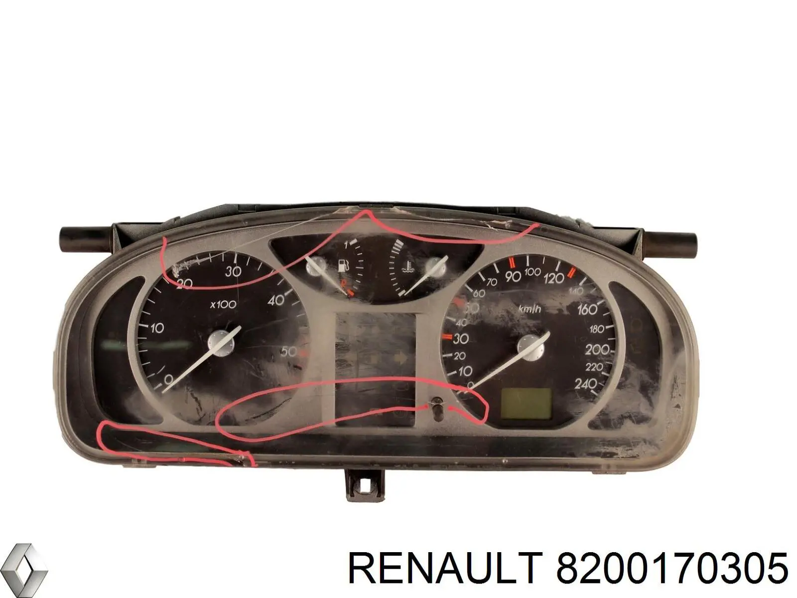 Приладова дошка-щиток приладів 8200170305 Renault (RVI)