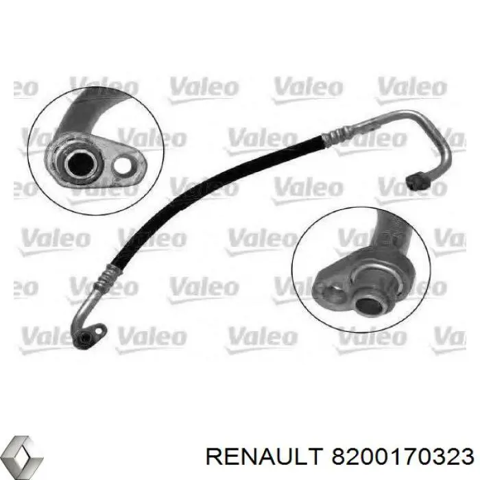 Шланг кондиціонера, від компресора до радіатора Renault (RVI) 8200170323 ціна, від 36.44 USD