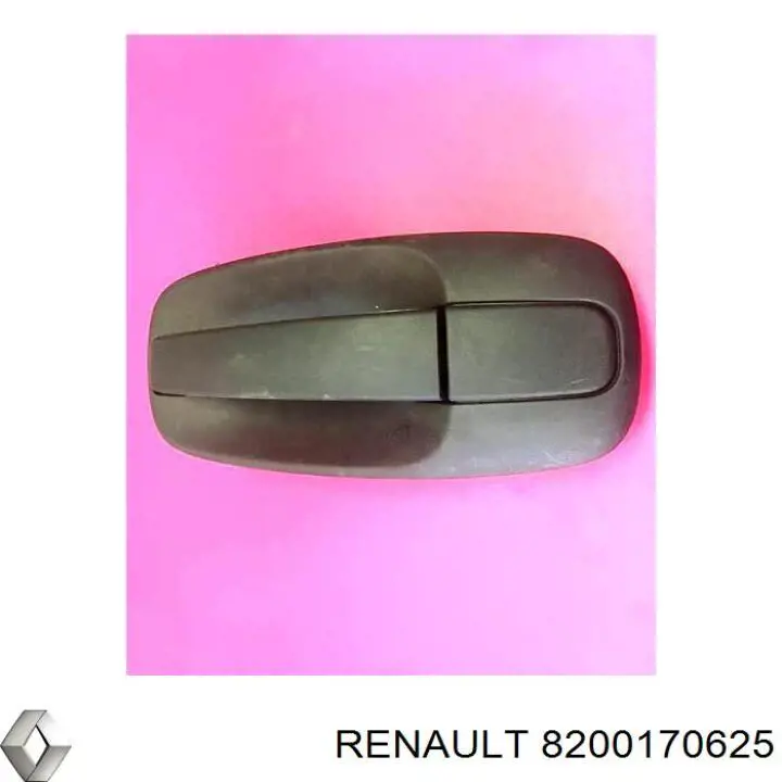 Ручка двері бічної/зсувної зовнішня 8200170625 Renault (RVI)