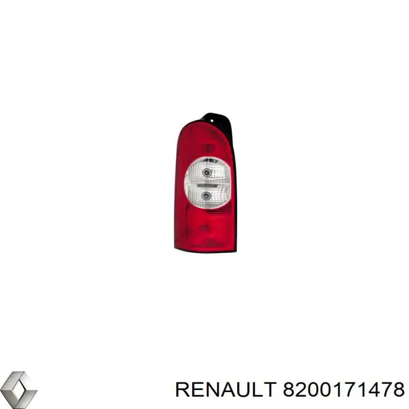Задній правий стоп Renault (RVI) 8200171478
