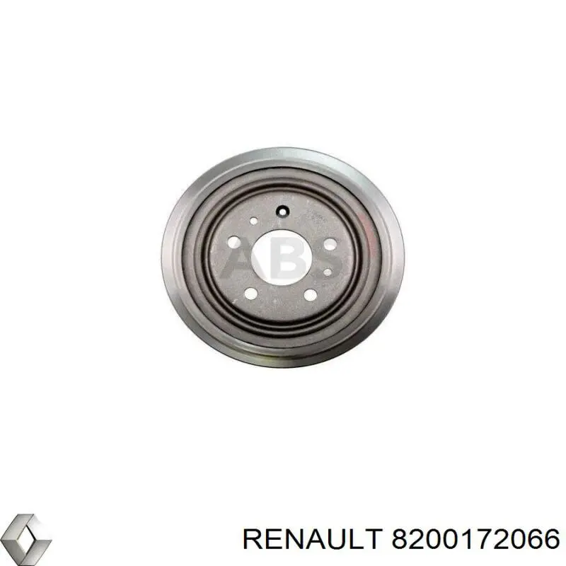 Барабан гальмівний задній Renault (RVI) 8200172066 ціна, від 31.87 USD