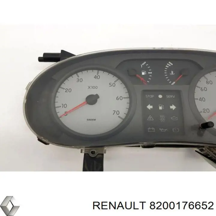 Приладова дошка-щиток приладів Renault Kangoo (KC0) (Рено Канго)