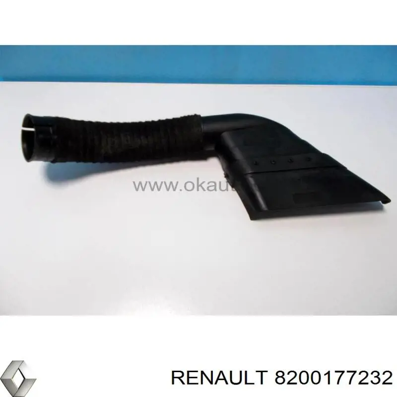 Повітрозабірник повітряного фільтра Renault (RVI) 8200177232 ціна, від 13.94 USD