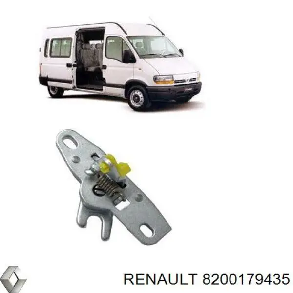 Замок дверей бічний/зсувний 8200179435 Renault (RVI)