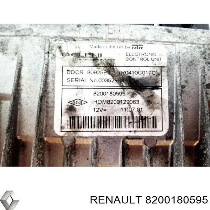  Renault (RVI) 8200180595 ціна, від 34.24 USD