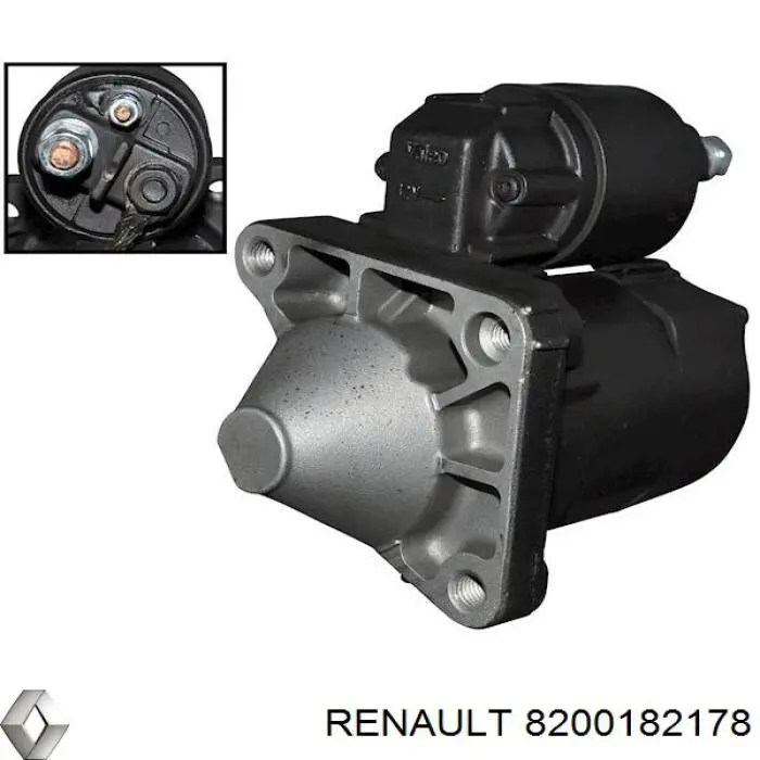 Стартер Renault (RVI) 8200182178 ціна, від 51.30 USD