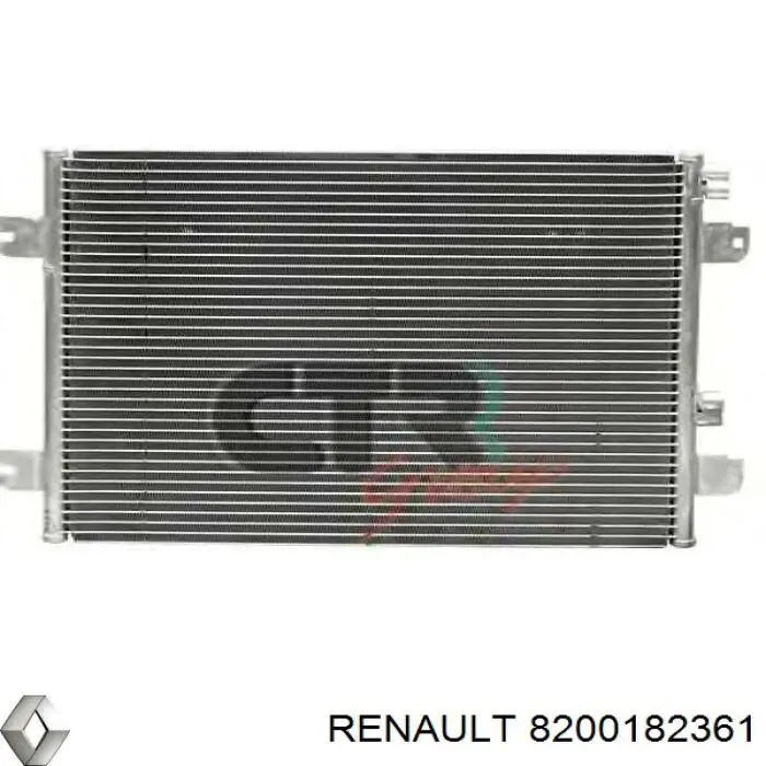 Радіатор кондиціонера 8200182361 Renault (RVI)