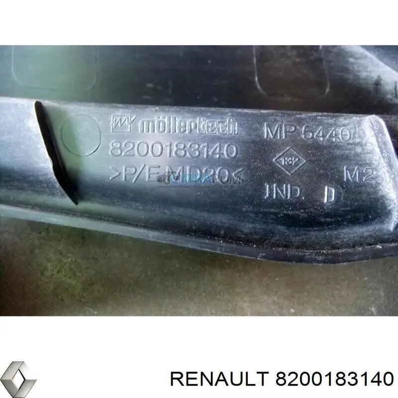Решітка двірників, ліва Renault (RVI) 8200183140 ціна, від 15.20 USD