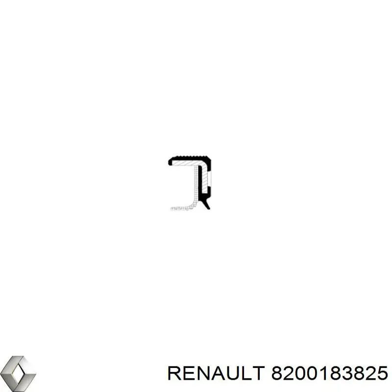 Сальник редуктора переднього моста 8200183825 Renault (RVI)