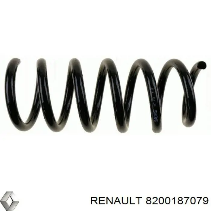 Купити 8200187079 Renault (RVI) Гвинтова пружина підвіска