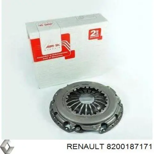 Пелюстковий кошик зчеплення Renault (RVI) 8200187171 ціна, від 28.86 USD