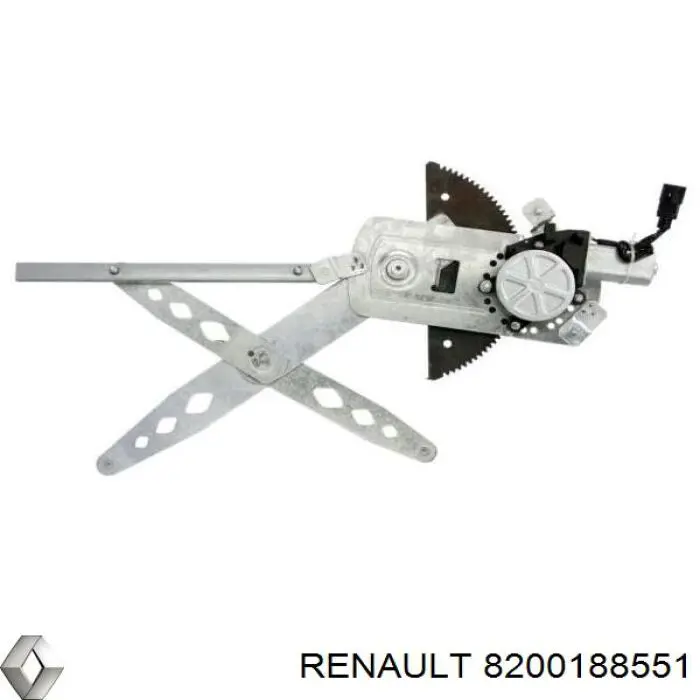 Механізм склопідіймача дверей передніх, правих Renault (RVI) 8200188551 ціна, від 22.55 USD