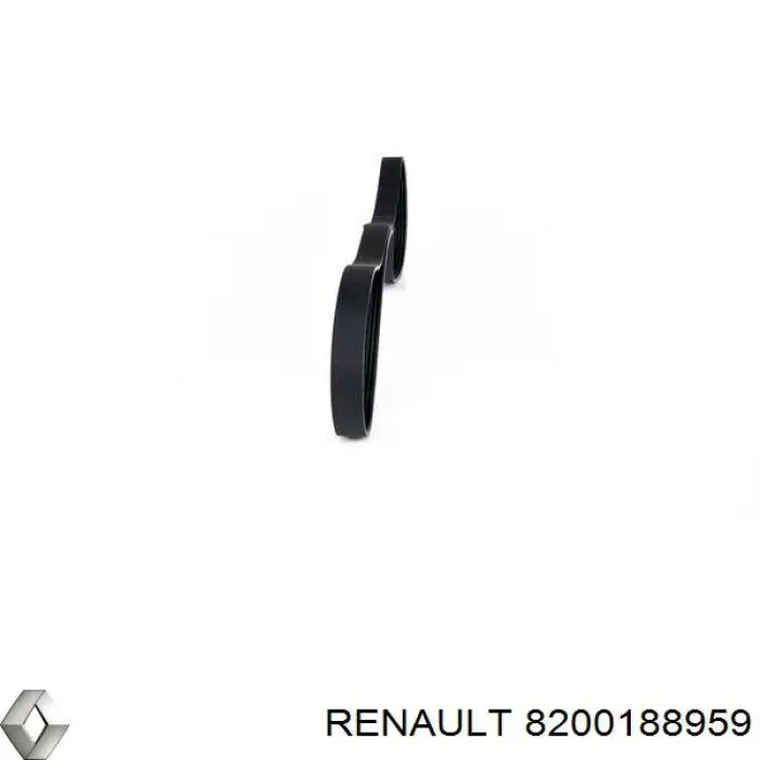 Клиновий ремінь Renault (RVI) 8200188959 ціна, від 15.38 USD
