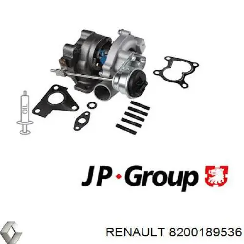 Купити 8200189536 Renault (RVI) Турбіна