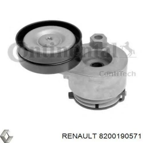 Натягувач приводного ременя Renault (RVI) 8200190571 ціна, від 41.46 USD