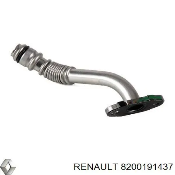 8200191437 Renault (RVI) шланг/патрубок рідинного охолодження турбіни, обратка