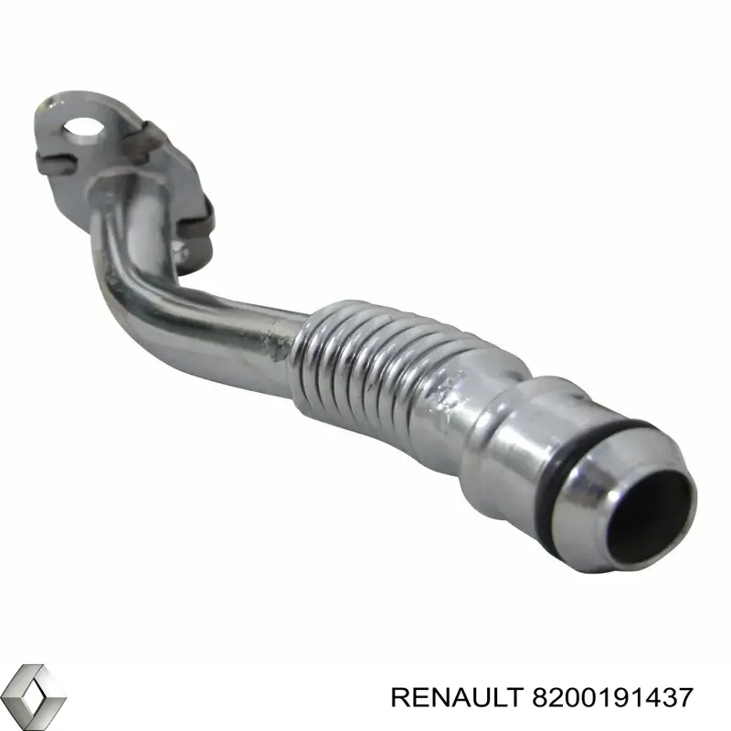 Шланг/патрубок рідинного охолодження турбіни Renault (RVI) 8200191437