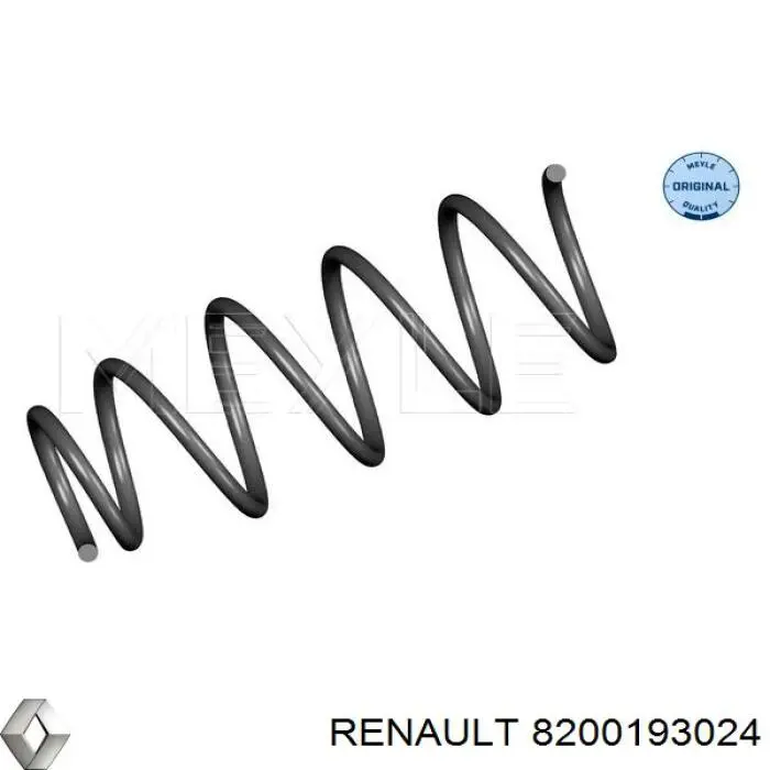 Купити 8200193024 Renault (RVI) Гвинтова пружина підвіска
