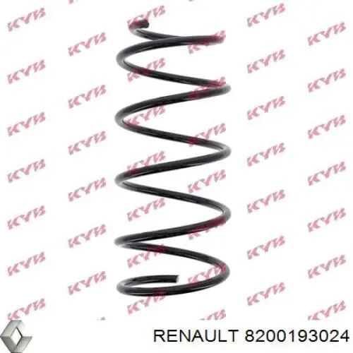 Пружина передня Renault (RVI) 8200193024 ціна, від 16.49 USD