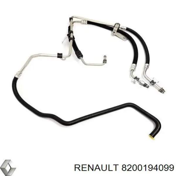 8200194099 Renault (RVI) шланг гпк, високого тиску гідропідсилювача керма (рейки)