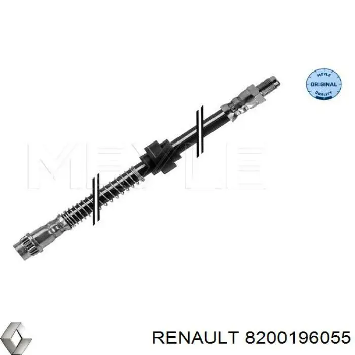 Шланг гальмівний передній 8200196055 Renault (RVI)