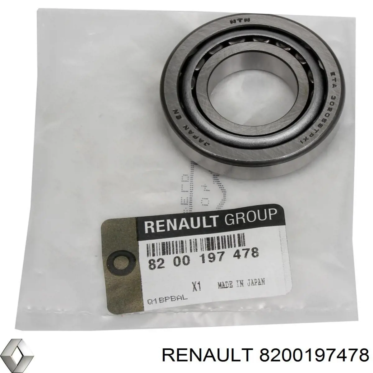 8200197478 Renault (RVI) підшипник кпп