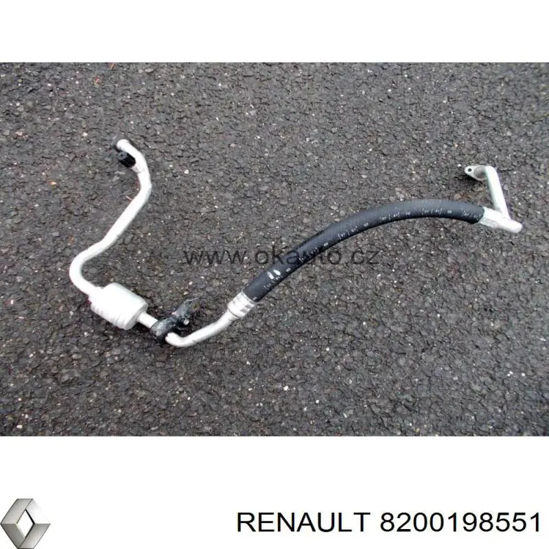 Купити 8200198551 Renault (RVI) Шланг кондиціонера, від випарника до компресора