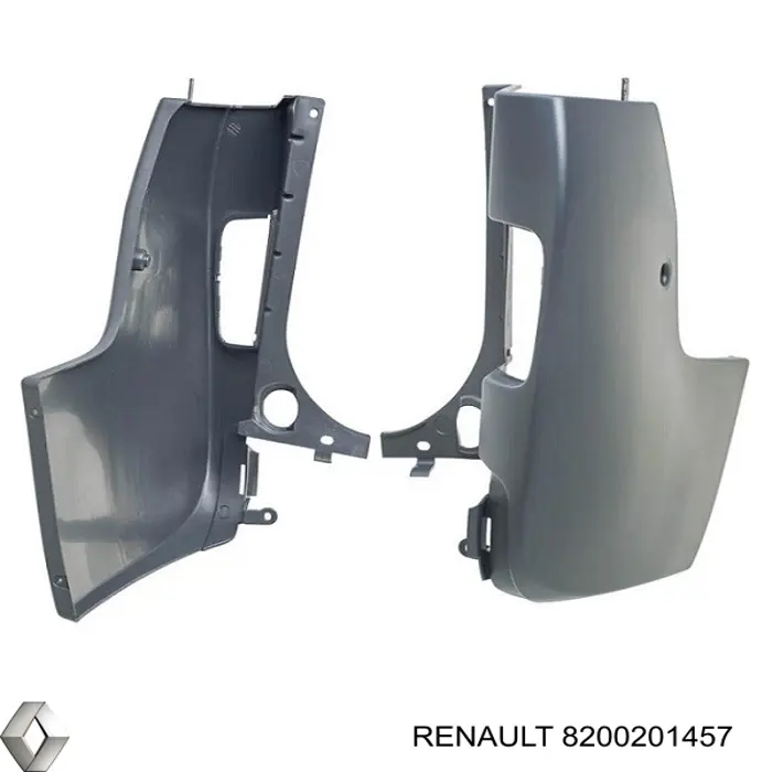 Ікло заднього бампера праве Renault (RVI) 8200201457 ціна, від 22.55 USD