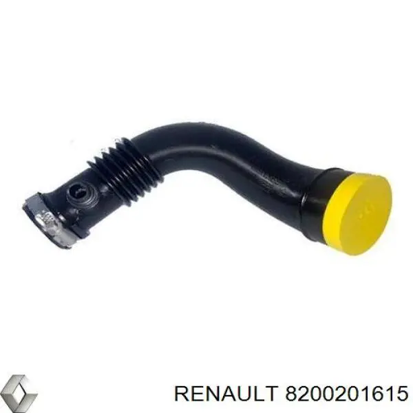Патрубок повітряний, вхід в турбіну (наддув) Renault (RVI) 8200201615 ціна, від 32.94 USD