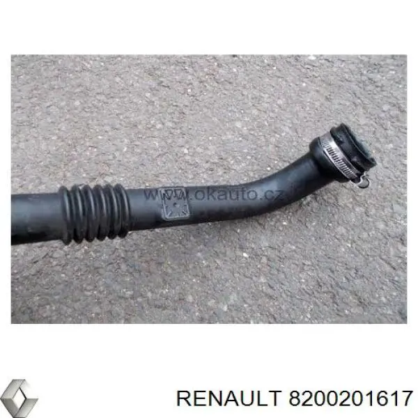 Шланг/патрубок интеркуллера 8200201617 Renault (RVI)