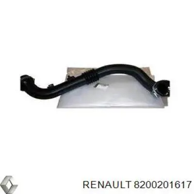 Шланг/патрубок інтеркулера, правий Renault Megane 2 (EM0) (Рено Меган)